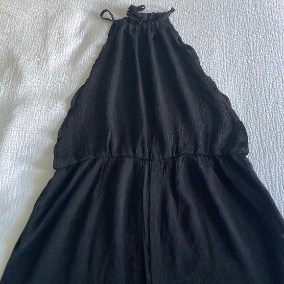 Pants - Elegant Black Halter Jumpsuit